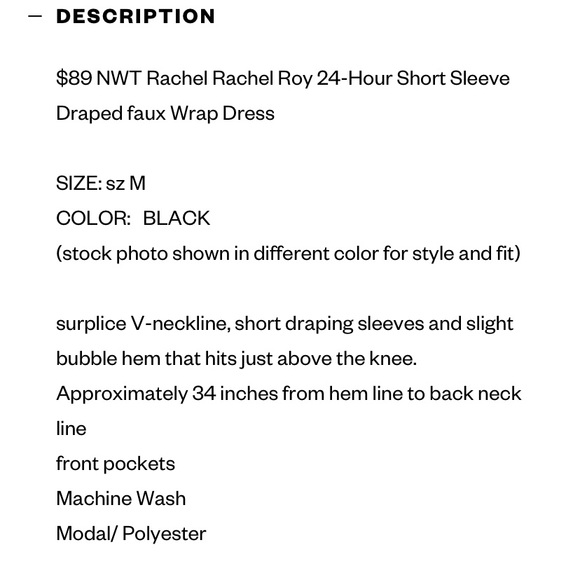 Rachel Roy 24 Hour Wrap Dress (Gray) - Picture 8 of 8